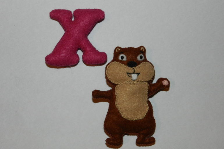 Алфавит из фетра с животными!