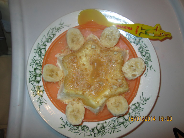 Творожный пудинг в мультиварке )