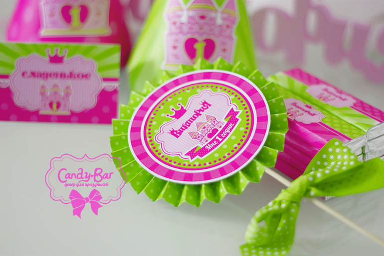 Оформление Дня Рождения в стиле Принцесс для маленькой Виктории