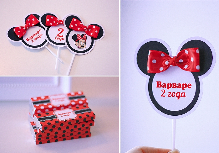 Набор Мини Маус (красный)