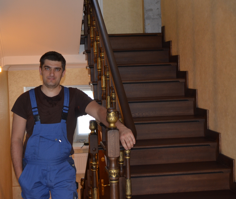 Лестницы из массива