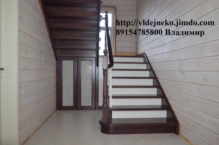 Предлагаем изготовление и монтаж лестниц из массива под КЛЮЧ!!