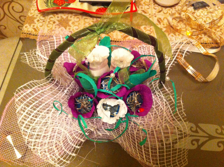 Сладкие букеты еще одно хобби:)