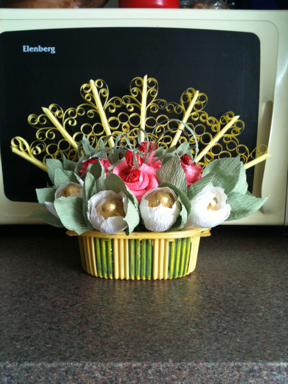 Сладкие букеты еще одно хобби:)