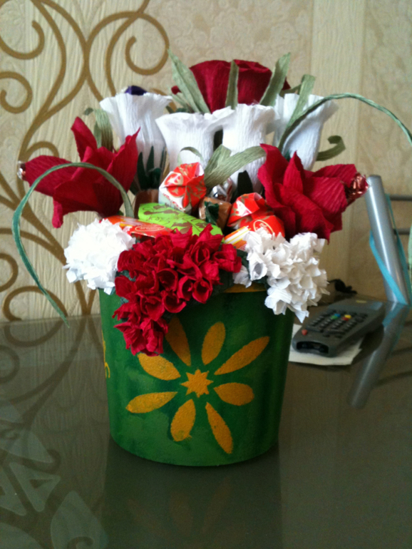 Сладкие букеты еще одно хобби:)