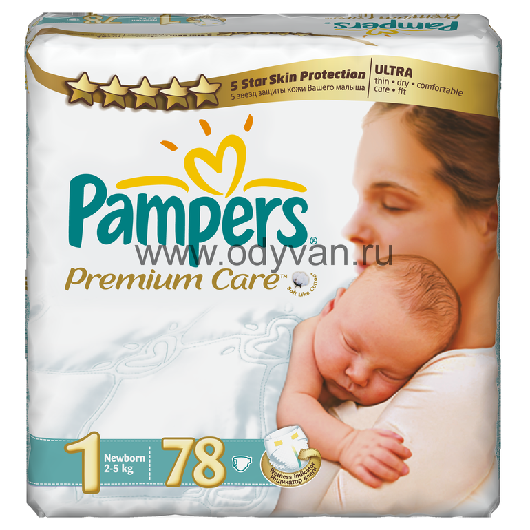 Подгузники Pampers® Premium Care 1