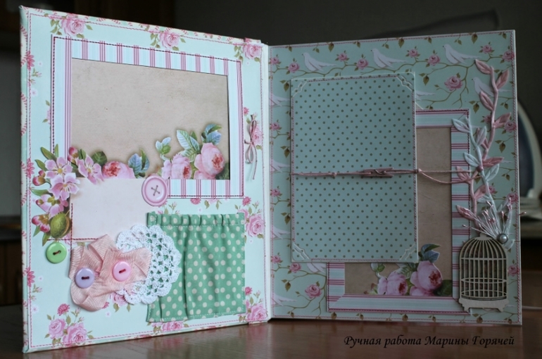 Альбом для девочки о первом годе жизни