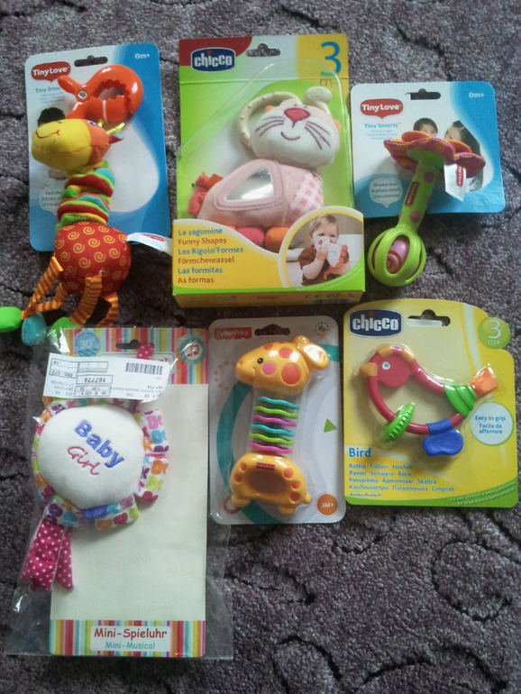 Наши первые игрушки для малышки