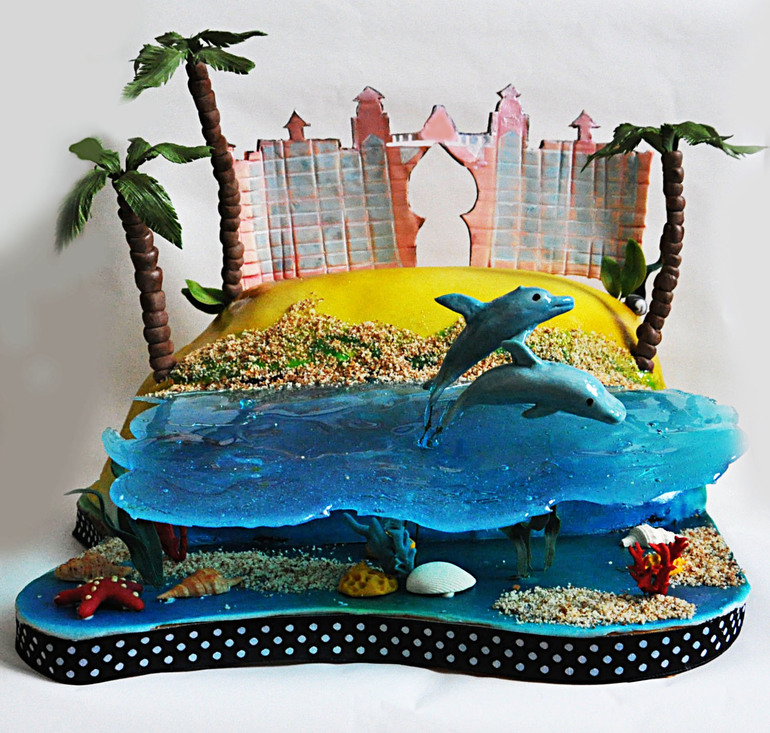 Торт для любителя отеля "Атлантис" в Дубаи