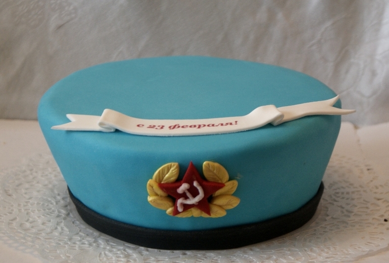 Тортики на 23 февраля