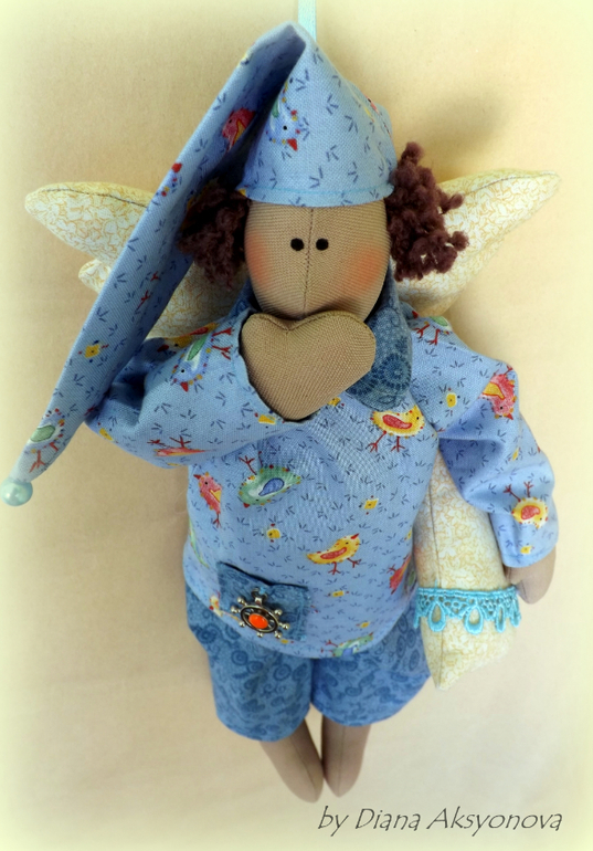 Сонный Ангелочек для мальчика)