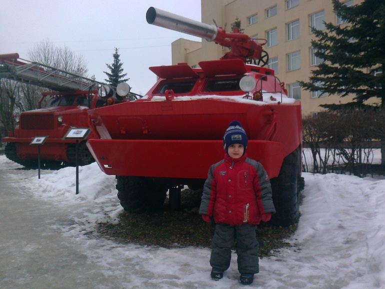 Наш пожарный.