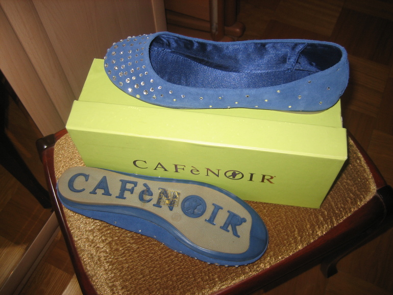 Балетки Cafe Noir из Италии 100% оригинал, 38 размер, по стельке 25 см. ,2 500 рублей