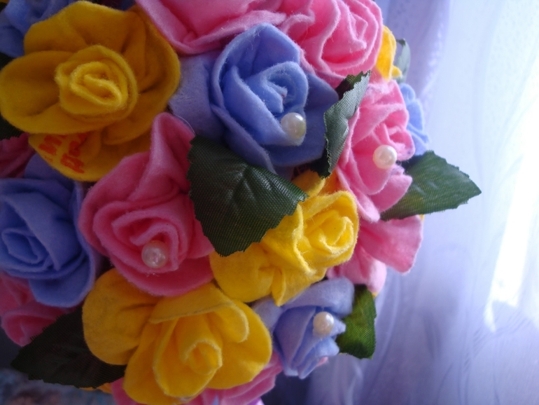 Топиарий "Розовая нежность"