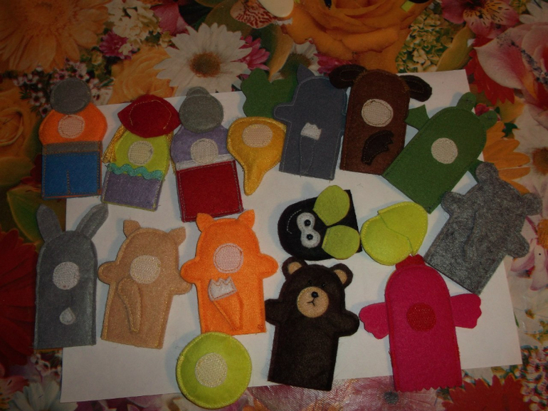 пальчиковый таетр из фетра