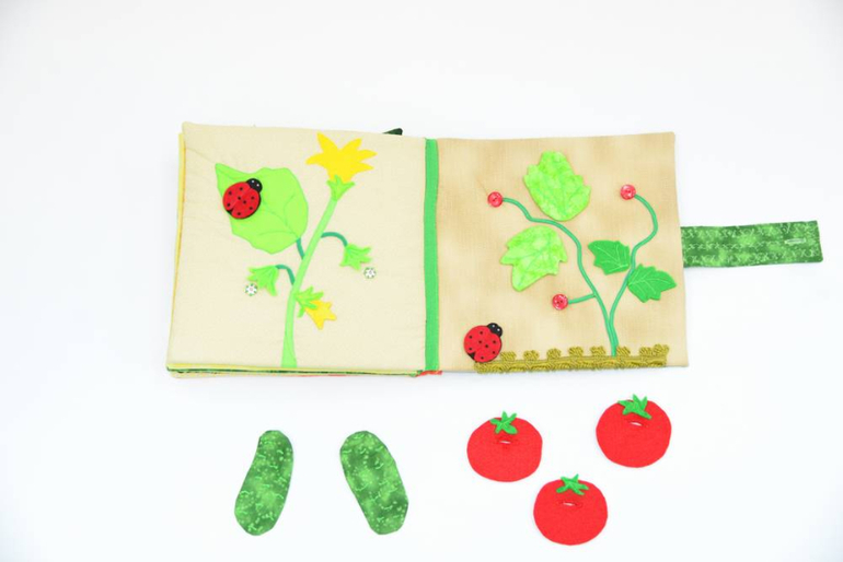 Развивающая книжка ОВОЩИ