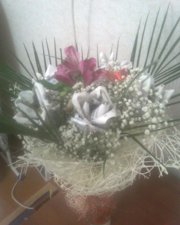 Вот такие цветы на день рождения