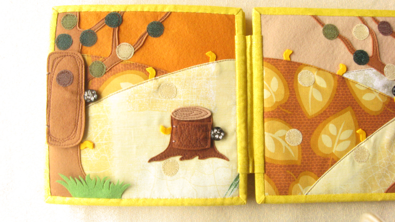 Развивающая книжка "Времена года" (второй вариант)