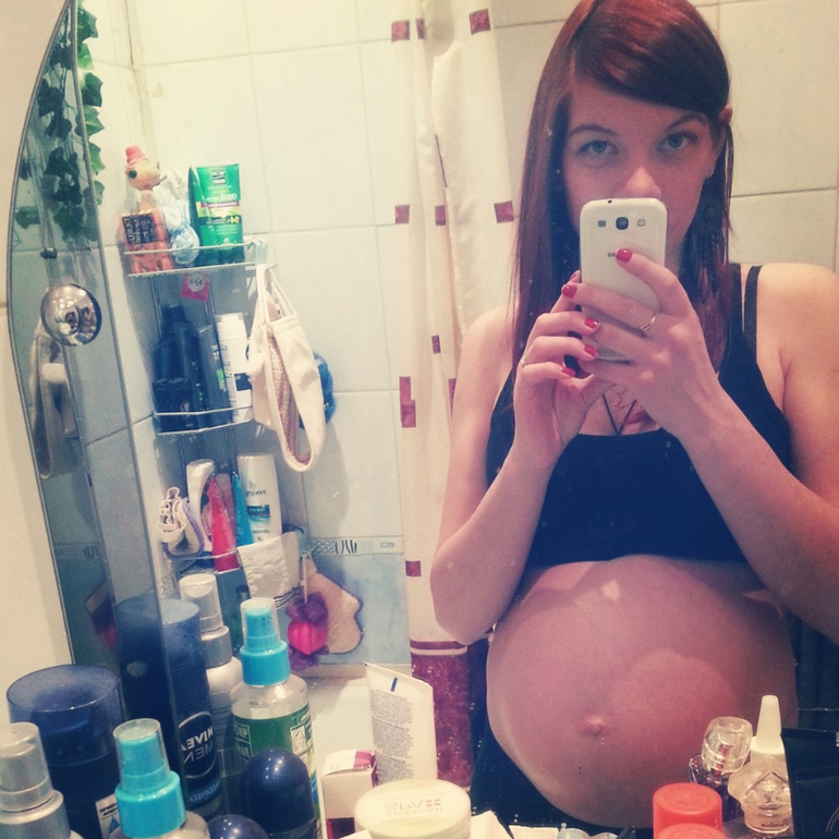 26 неделек пузику)