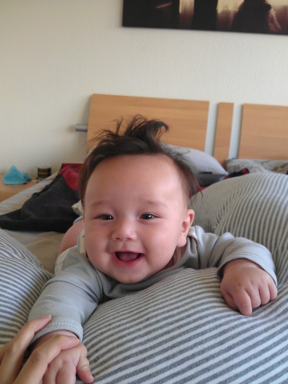 У меня ребенок-шнитцель))))))