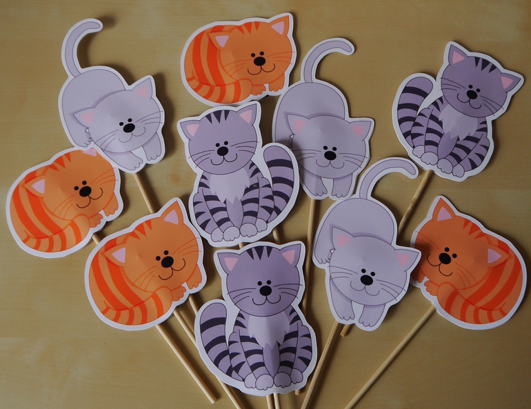 Декор дня рождения Котики