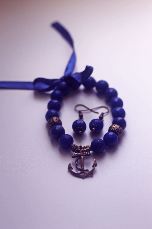 Браслет+серьги из Агата!