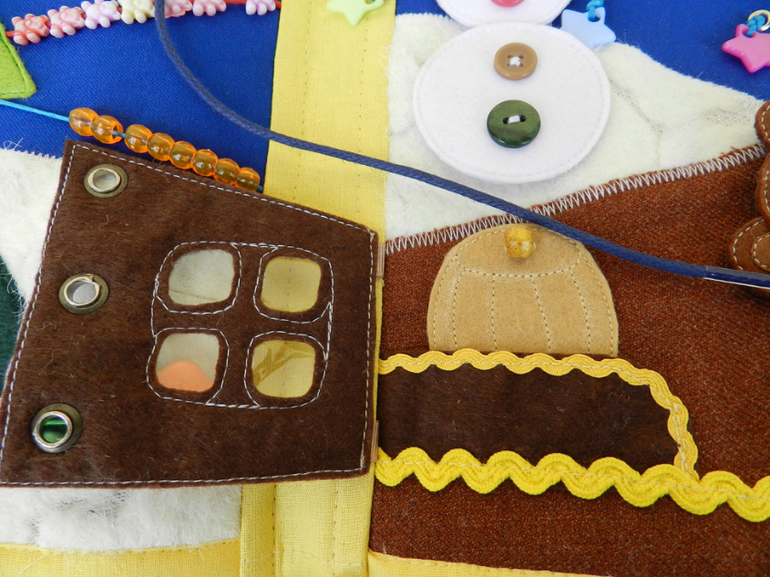 Развивающая книжка про мишку