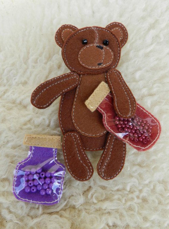 Развивающая книжка про мишку