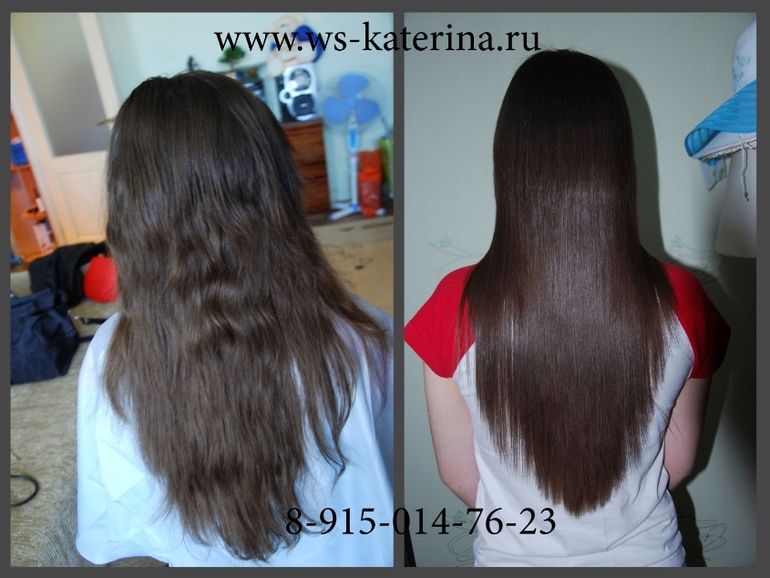 Кератиновое выпрямление