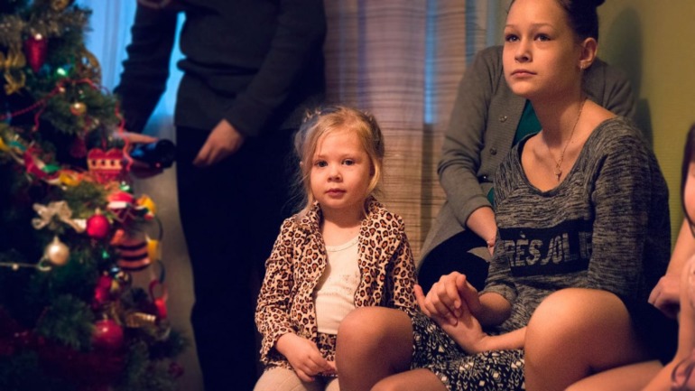 Дед мороз в саду)