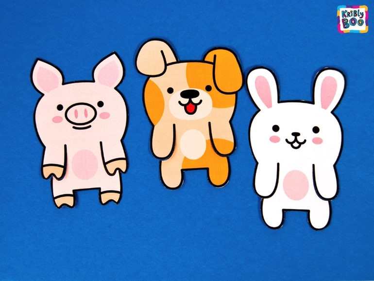 Зверята в чашках