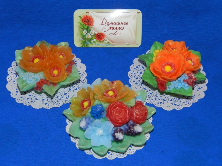 "Летнее настроение" - мыло из основы