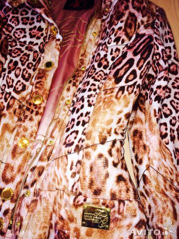 Куртка Gizia новая из Италии принт леопард 4000 руб XS