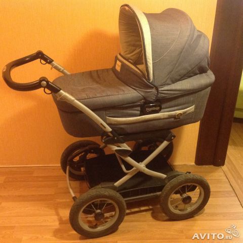 Классическая детская коляска-люлька Peg-Perego