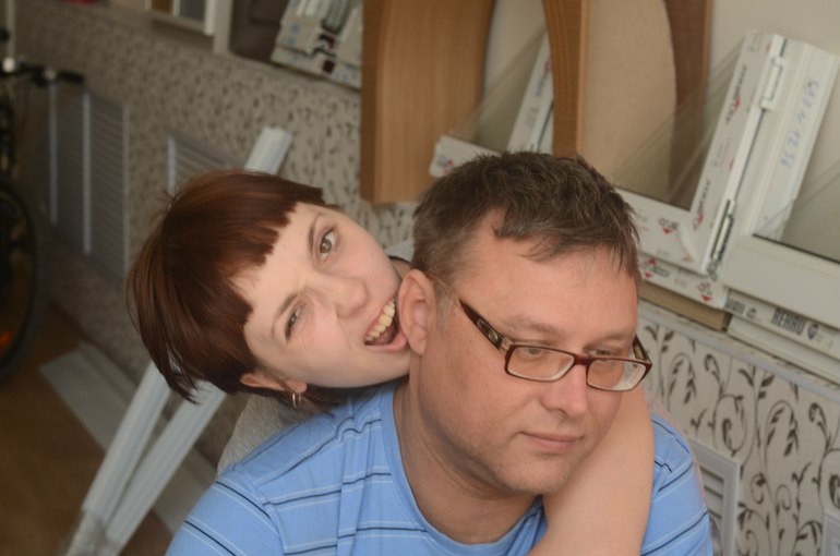 А это мы в Солнцем, он пытается работать, а я всячески балуюсь)