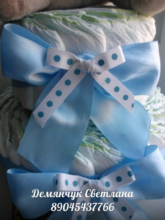 Торт из подгузников.