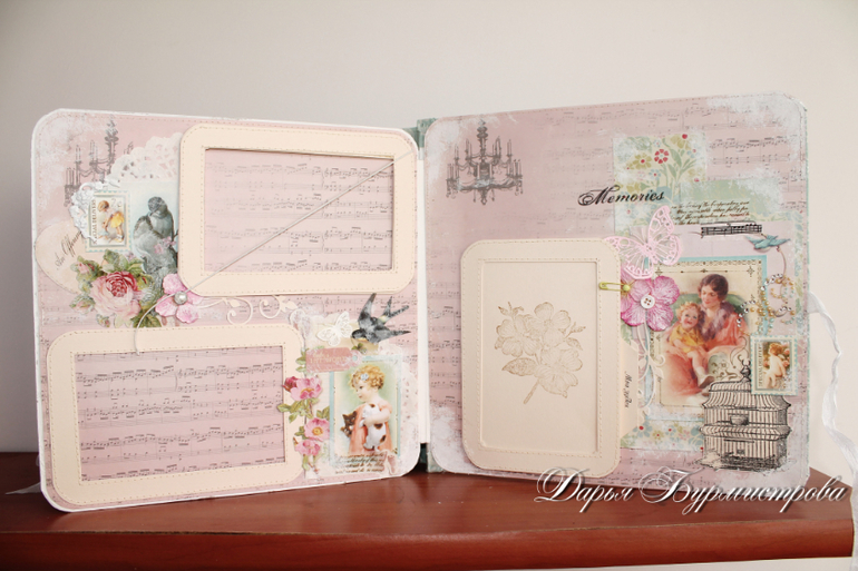 Шебби-альбомчик для малышки