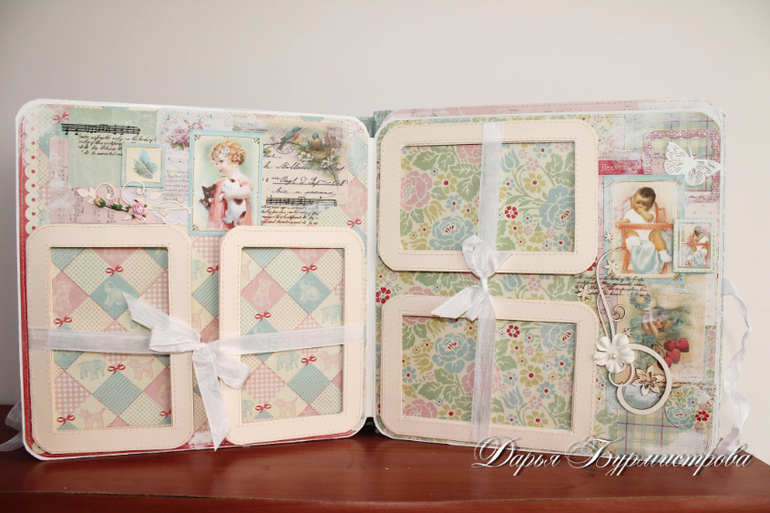 Шебби-альбомчик для малышки