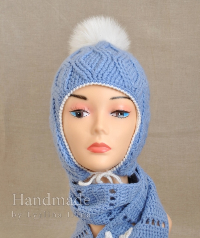 Детская зимняя шапочка