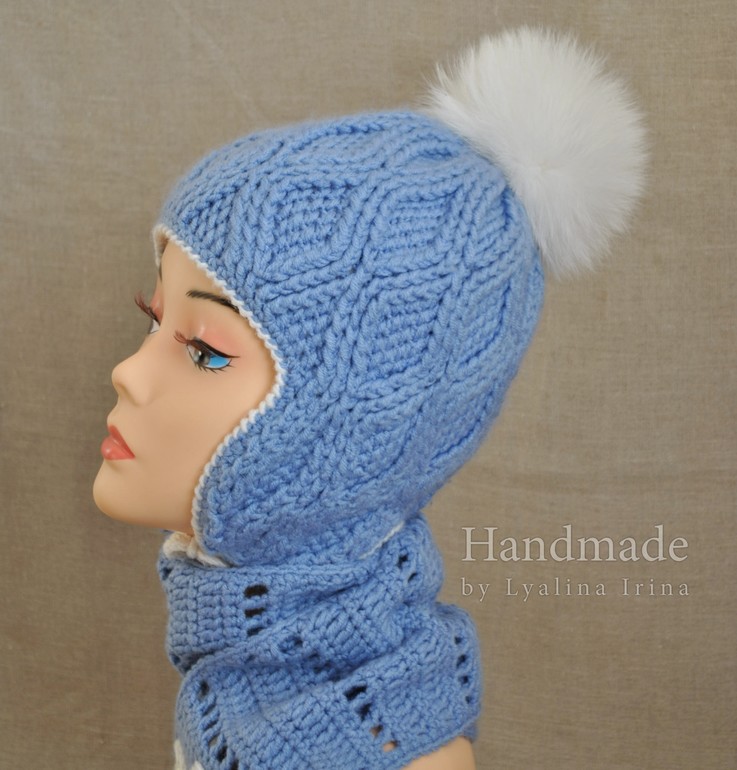 Детская зимняя шапочка