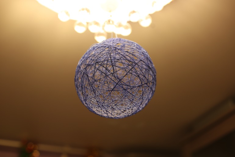 Шар из ниток