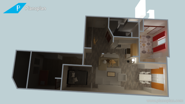 Перепланировка двухкомнатной квартиры