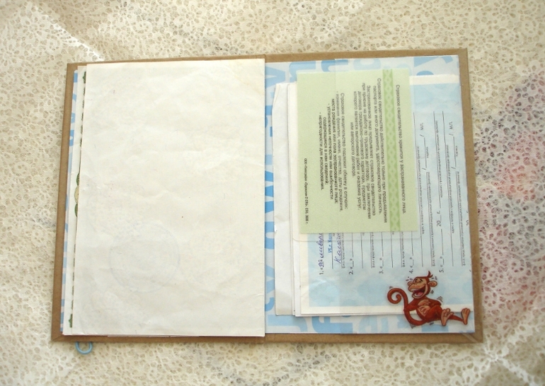 Обложка на свидетельство о рождении