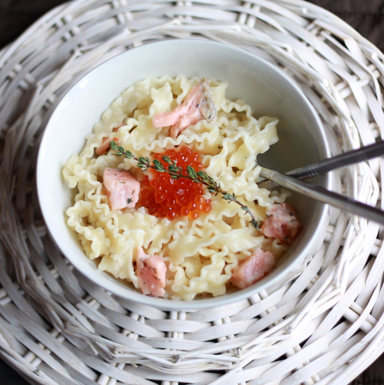 Паста с рыбкой