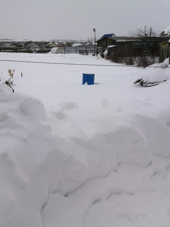 А у нас снова зима