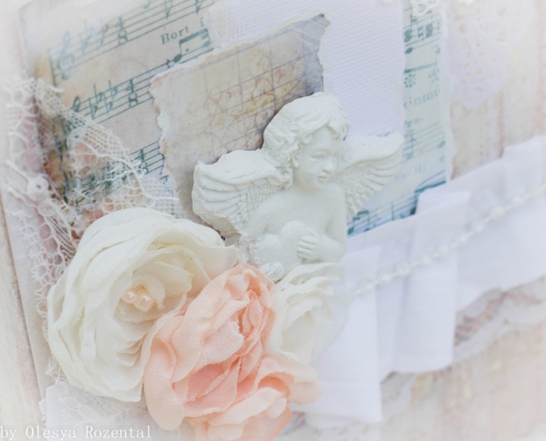 Блокнот в стиле шебби шик