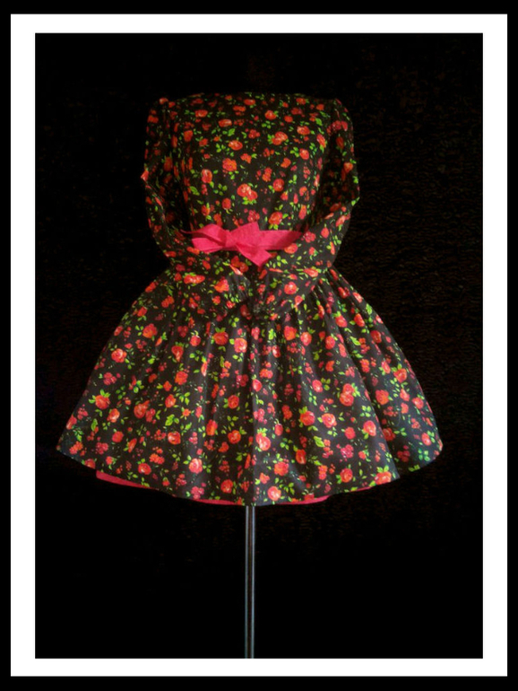 "Цветочное Дэ Жавю" платье хлопок.