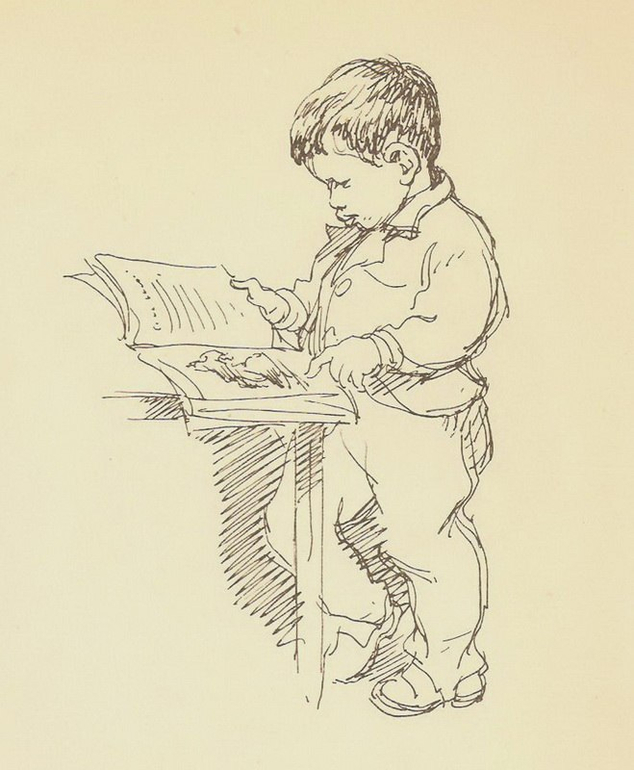 Дети в рисунках и зарисовках