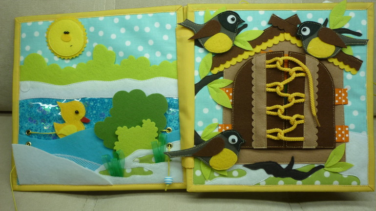 Развивающая книжечка для Ники!