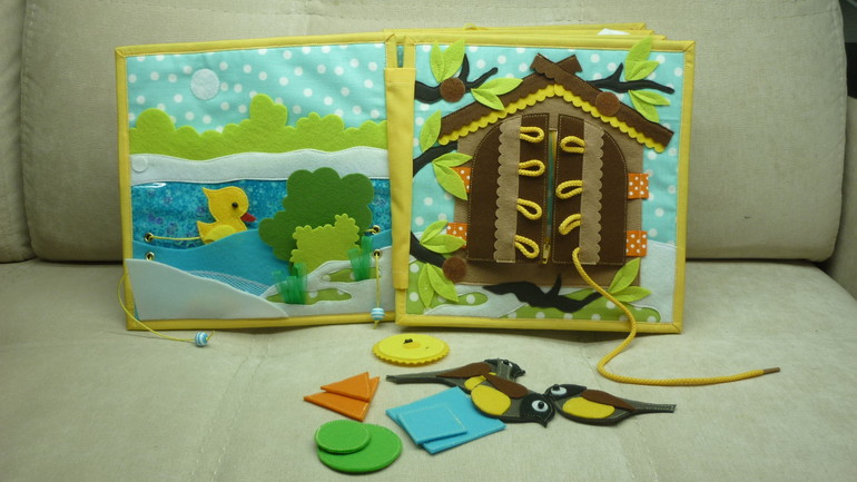 Развивающая книжечка для Ники!